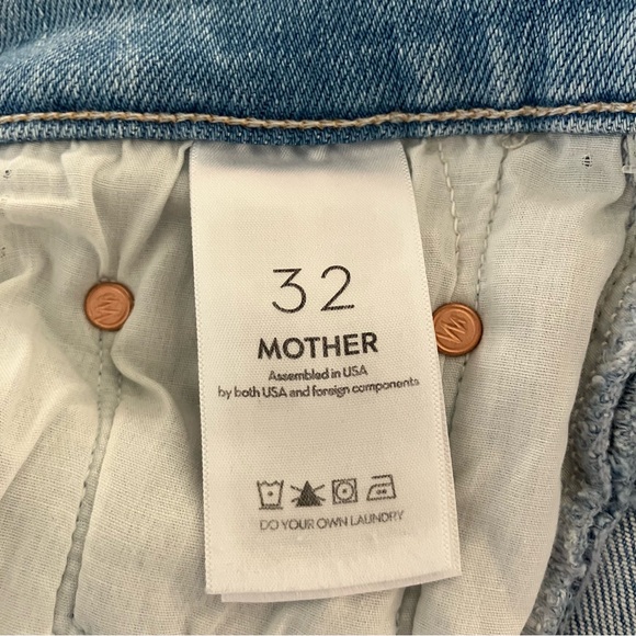 LIL Mother Jeans Insider Crop StepFray Limited Edition Size 32 - Modified Crop - Picture 9 of 11